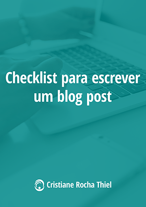 Checklist para Escrever um Blog Post